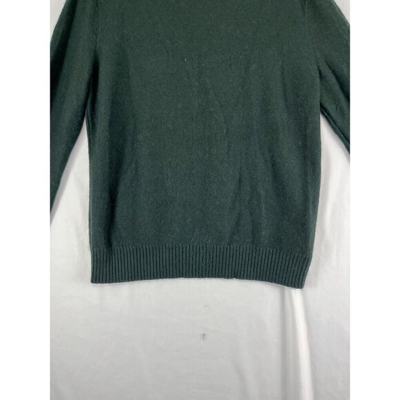 Banana Republic Olive Green Argyle Cashmere-Blend Men's Sweater Size M - Picture 8 of 12